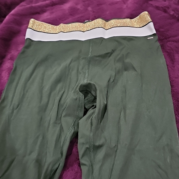 PINK Victoria's Secret Green Joggers - Picture 3 of 5